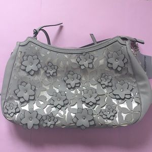 Liz Claiborne gray flower purse!